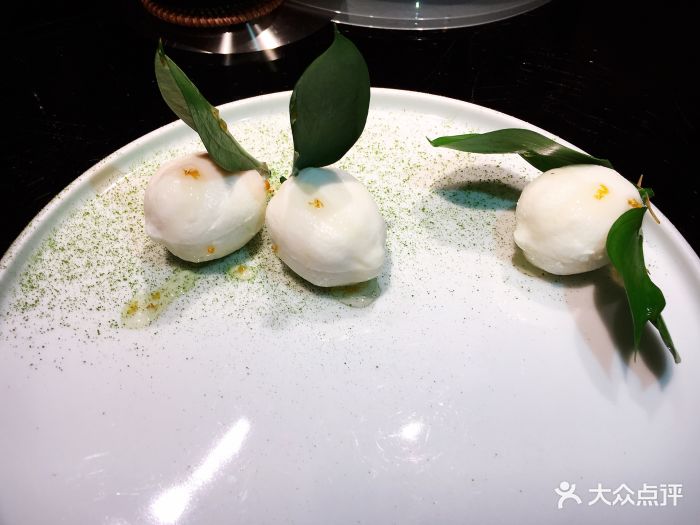 桂语山房高级餐厅抹茶桂花山药图片