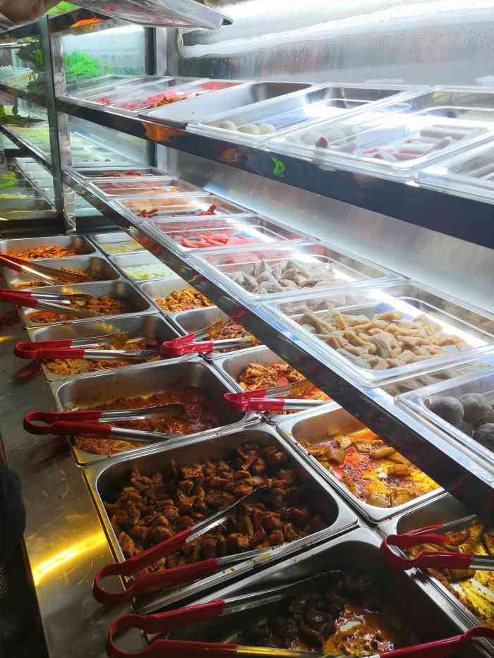 乱啃酱骨头自助火锅(西安北路店)-"我六点多一点就,路
