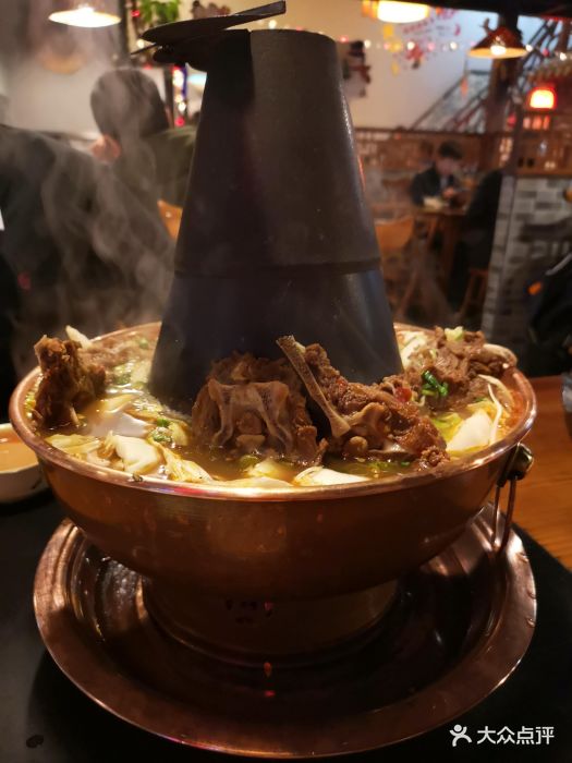老北京羊蝎子火锅(殷高西路店)特色羊蝎子锅底图片 - 第28张
