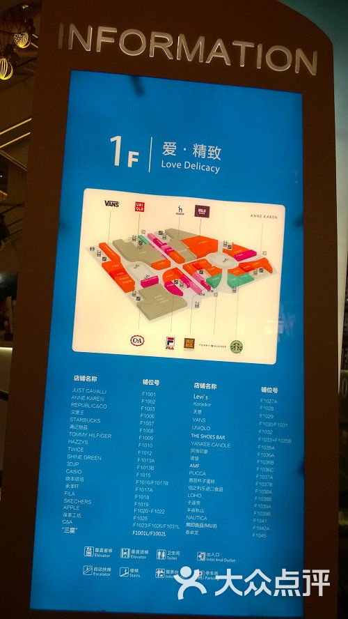 爱琴海购物公园-分布图-楼层分布图-分布图图片-北京