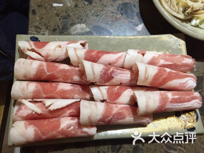 小龙坎老火锅-羊肉卷图片-抚州美食-大众点评网