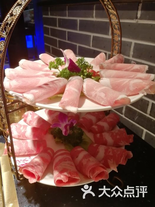 巴实重庆老火锅(虹桥新华联店)二楼的牛羊肉图片 第114张