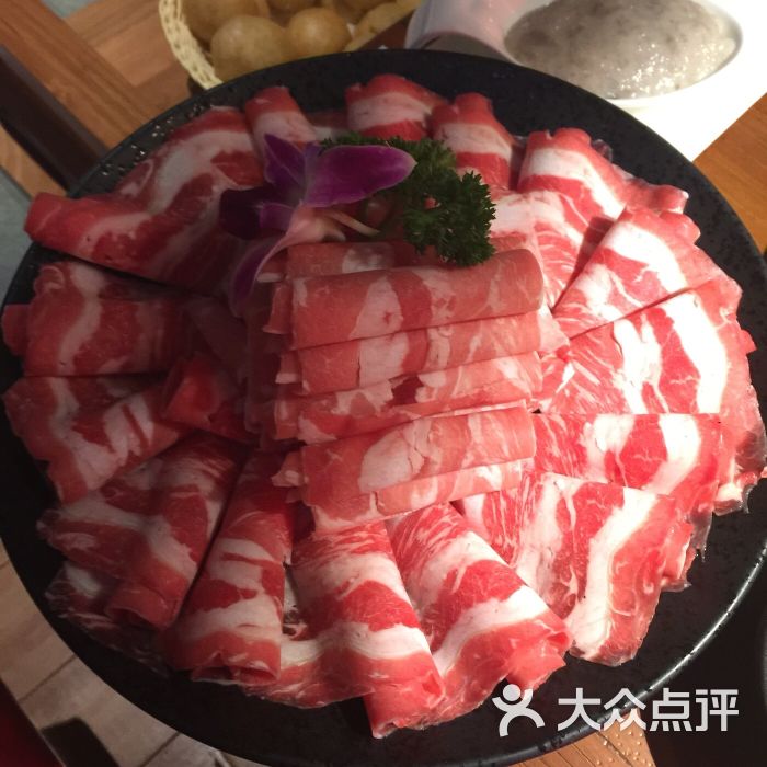 阅江楼重庆火锅牛羊肉组合图片 第5张