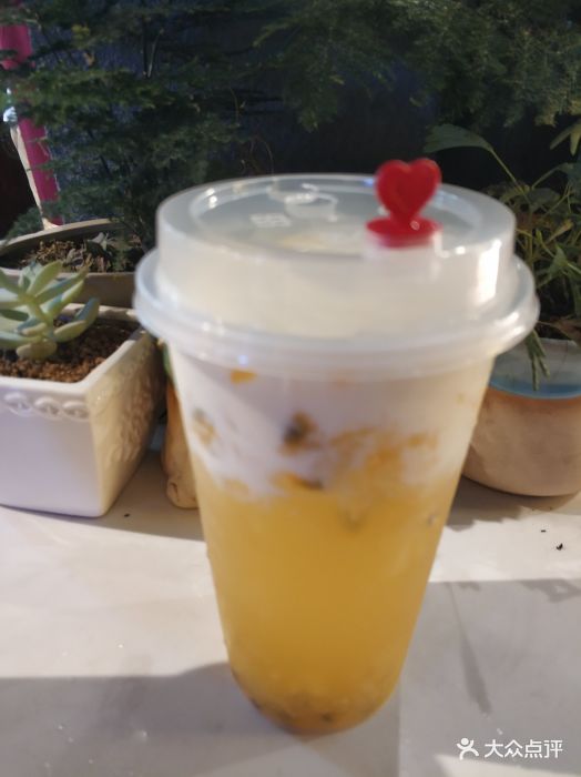 故事茶(新晋网红茶饮店)百香果奶盖图片 - 第11张