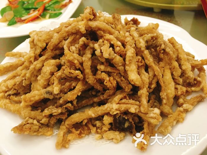 干炸茶树菇