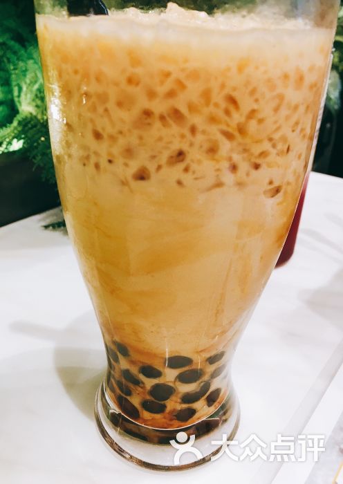 招牌花臂黑糖撞奶