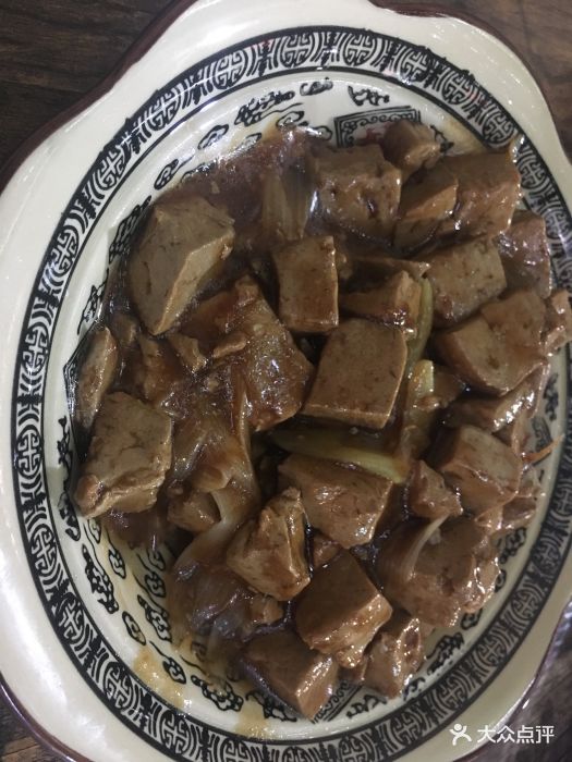 黑豆花鲜羊馆-葱烧黑豆腐图片-涞源县美食-大众点评网