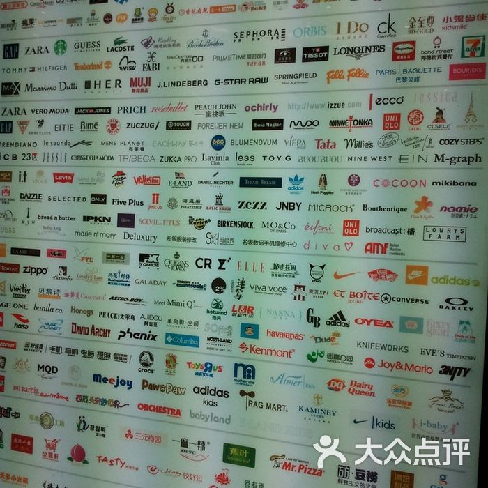 朝阳大悦城楼层商户分布图图片-北京综合商场-大众