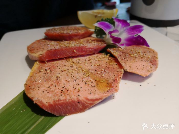 牛中牛功夫烤肉店(西安路店)安格斯厚切极品牛舌图片 - 第104张