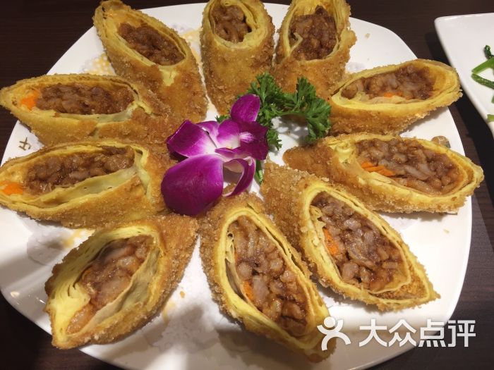 正义生煎包(恒星世界店-脆皮鸭丝卷图片-天津美食-大众点评网