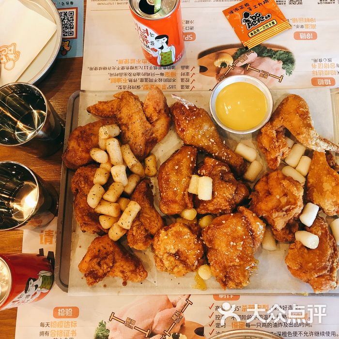 popeye 80'炸鸡&啤酒主题餐厅特色三拼炸鸡图片-北京韩国料理-大众