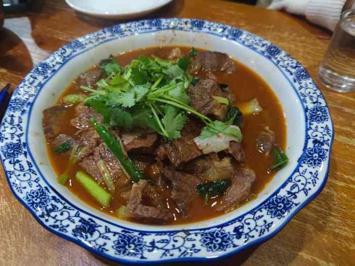 巧颜时尚餐厅-"正宗的苏北菜,味道都不错「青菜牛肉」