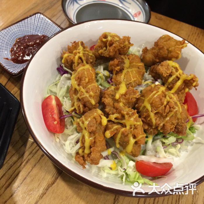 沙拉炸鸡块
