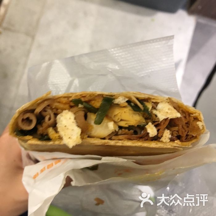 招牌鸭肠烤煎饼