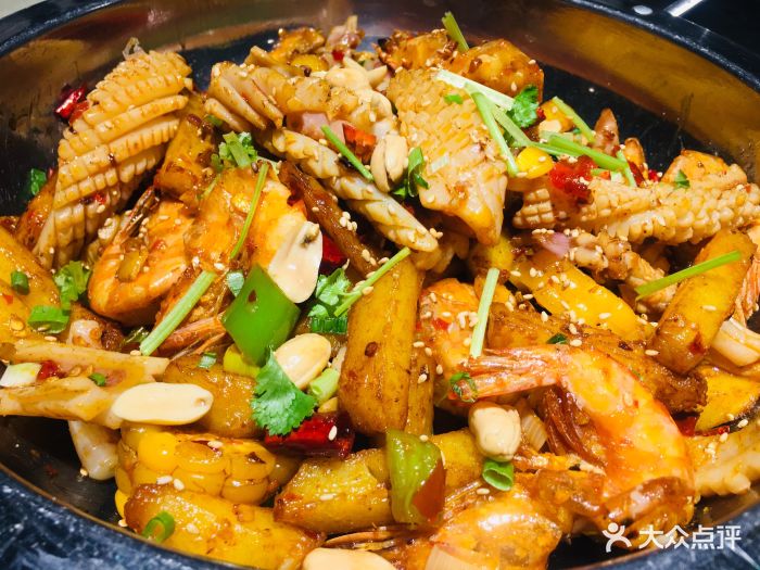 小丫辣鸭头干锅火锅店(海亮店)干锅鱿鱼虾图片 - 第4张