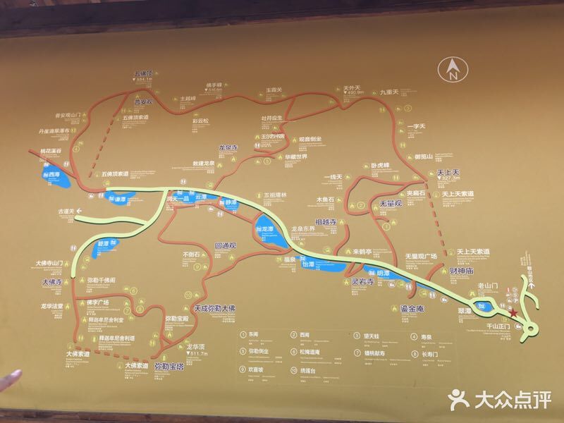 千山风景区图片