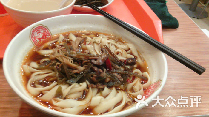 海带肉丝面