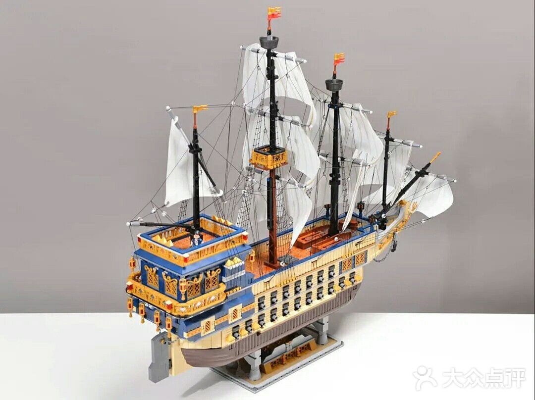 lego大航海时代系列moc可怜可怜帝国战舰