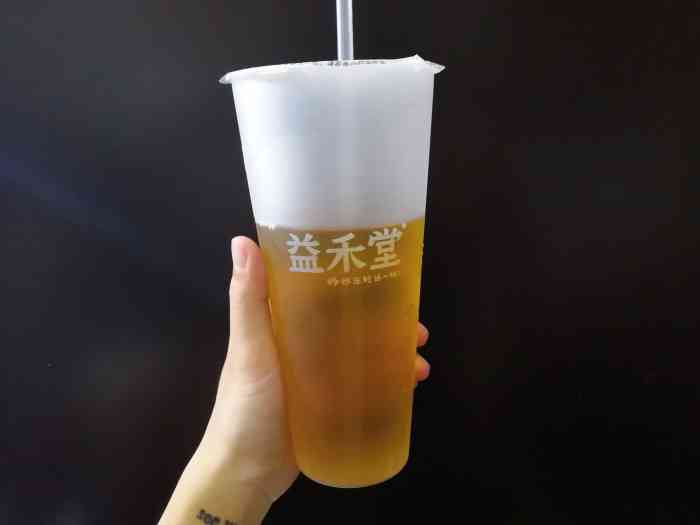 益禾堂(流塘店)-"益颗柠檬绿正常冰 五分糖果然是一.