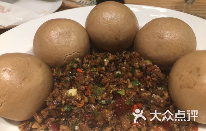 小炒外婆菜配杂粮包