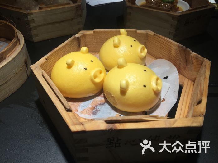 点心传说·港式茶点·粤菜(来福士店)流沙猪仔包图片 - 第2张