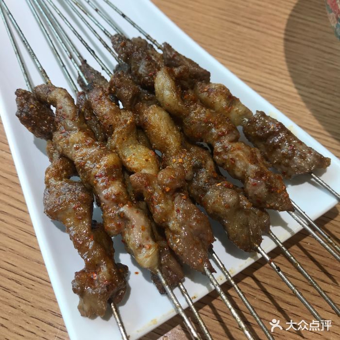 铁签羊肉串