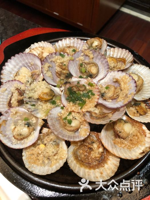 铁板蒜蓉扇贝