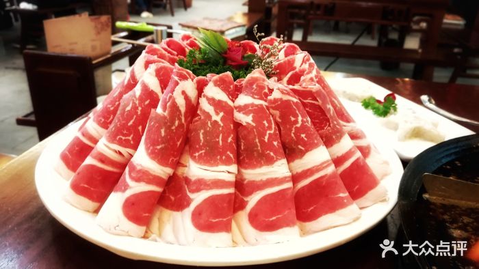 景轩火锅新西兰品质牛羊肉拼盘图片