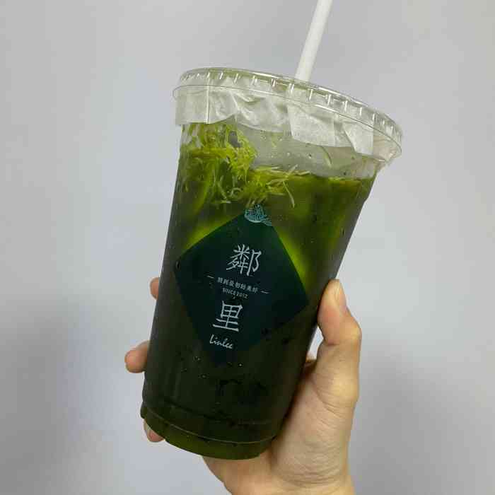 泰绿手打柠檬茶 香水柠檬跟泰式绿茶的组合! 闻着都立马提神