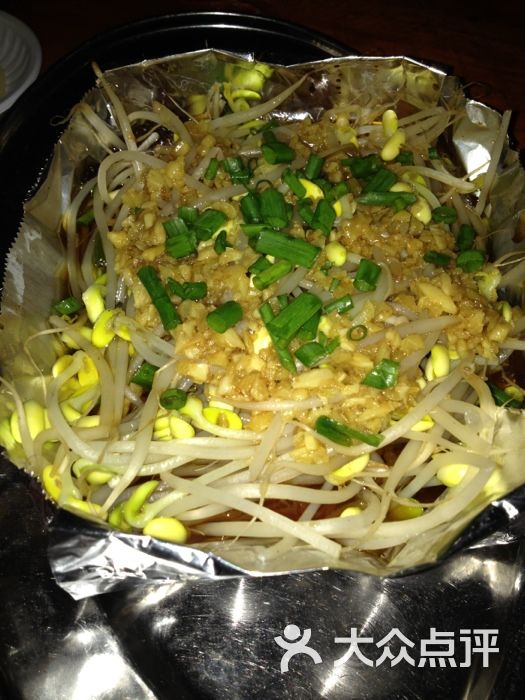开心烧鸡锡纸豆芽图片-北京烧烤-大众点评网