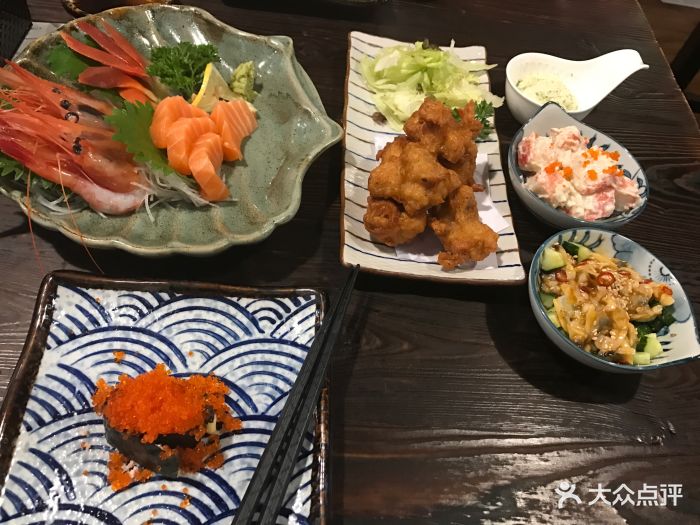 小川料理(江汉路店)三色刺身拼盘图片