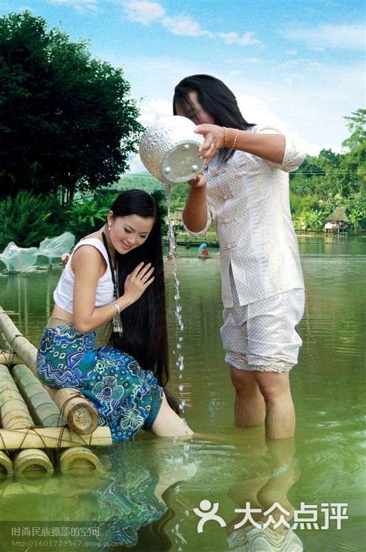 西双版纳大全v大全-傣族美女美女图片-景洪市-大众点评漫画民族长发色图片
