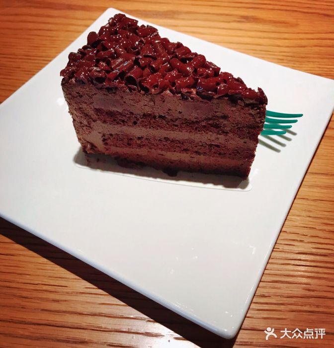 星巴克(永旺梦乐城金桥店)巧克力三重奏蛋糕图片 - 第3张