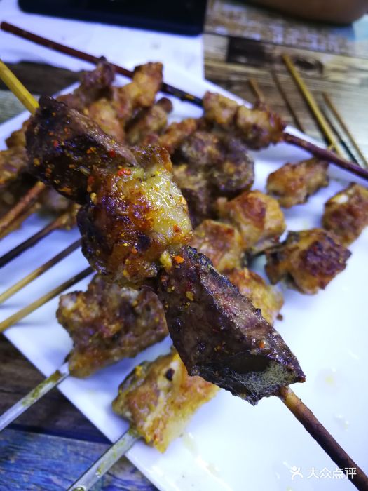 新疆美味羊肉串羊肝图片 - 第10张