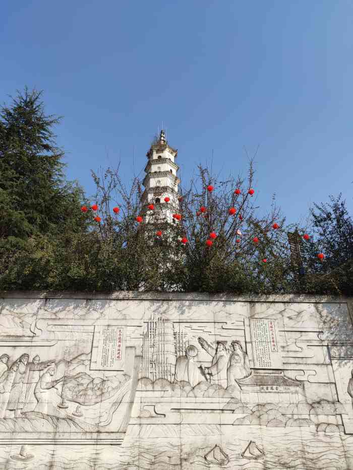白塔公园-"是不是每一个四川县城都有个白塔?当真话.