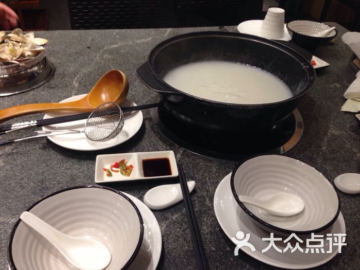毋米粥米汤海鲜火锅-图片