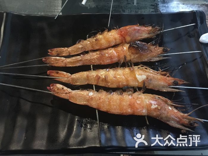 烤青虾排
