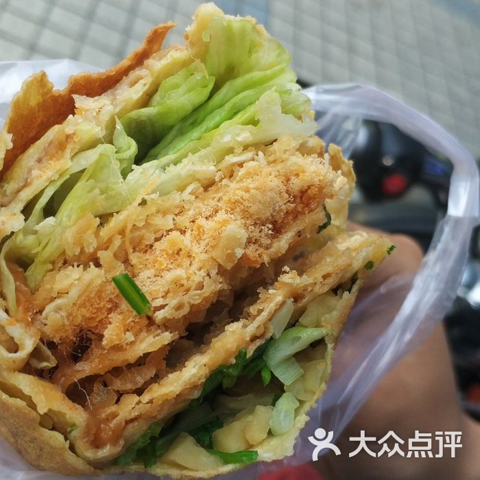 麦恩煎饼果子肉松生菜煎饼果子图片-北京小吃快餐-大众点评网