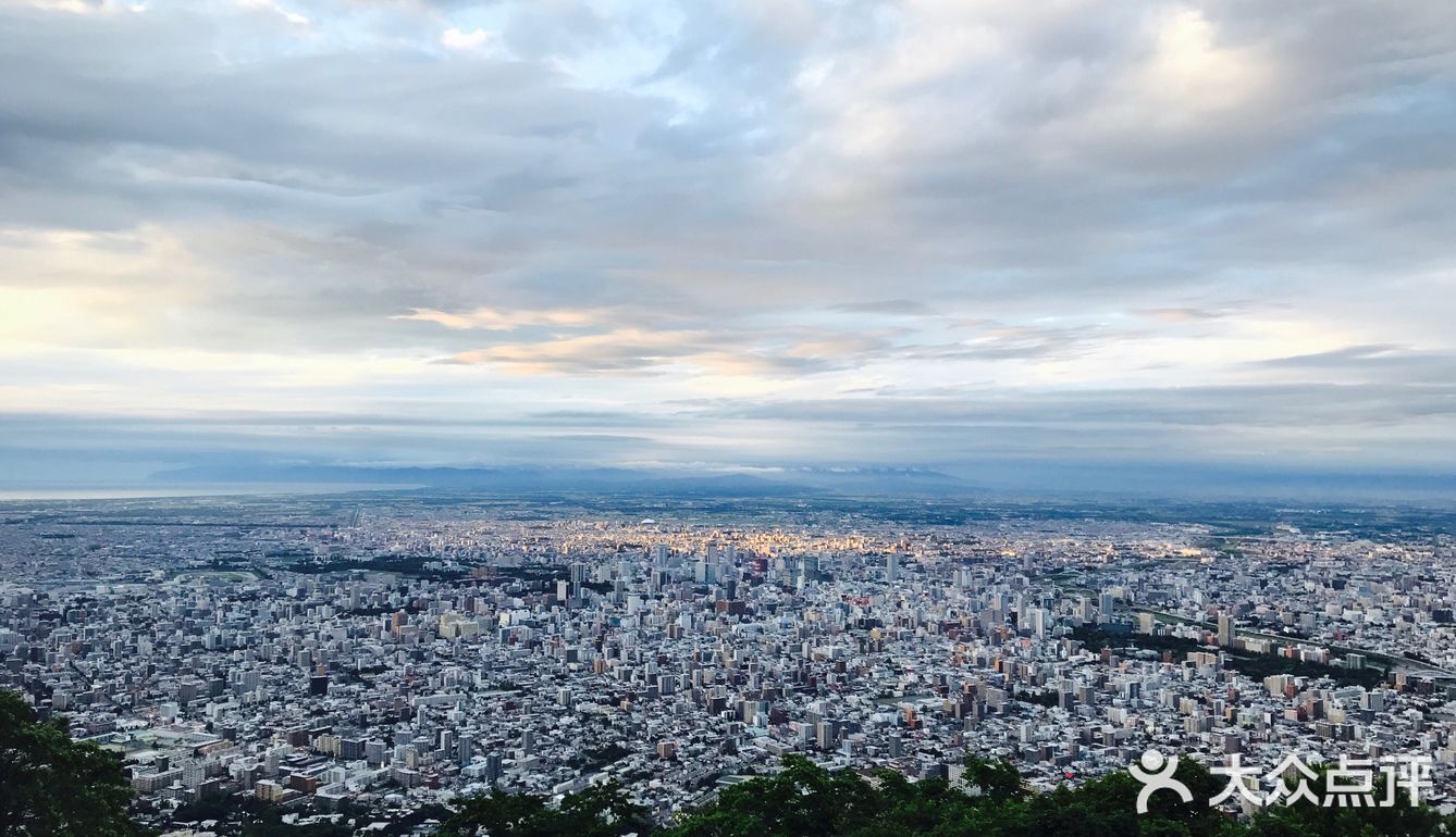 北海道札幌市的夜景