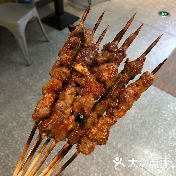 买买提新疆歌舞餐厅羊肉串图片-北京新疆菜-大众点评网