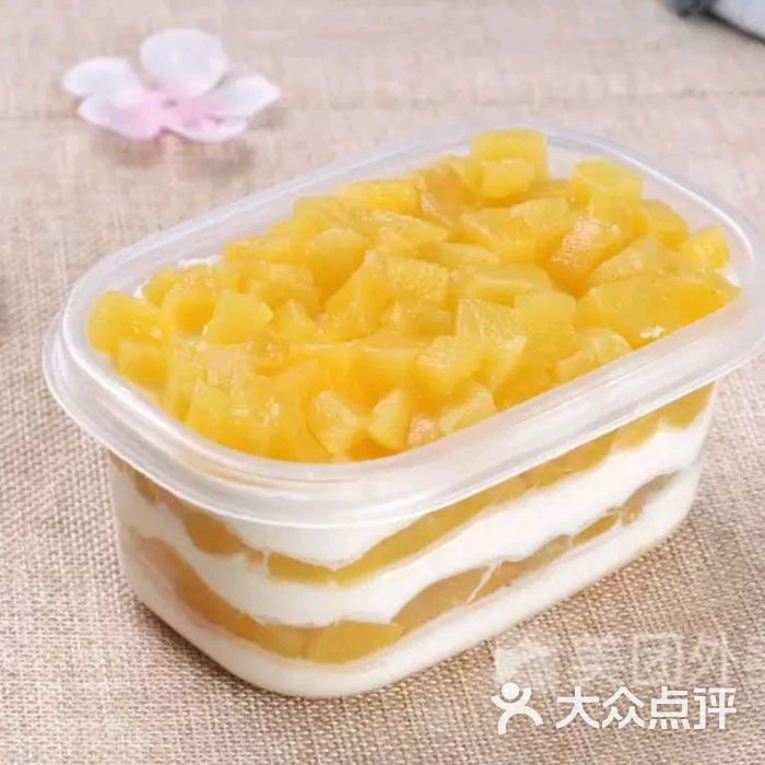 森诺水果捞芒果千层盒子图片-北京面包/饮品-大众点评