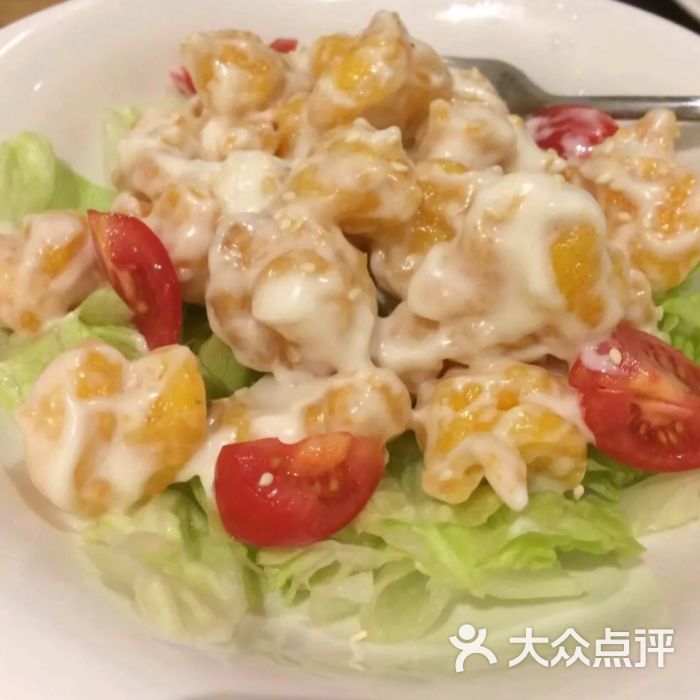 炸虾沙拉