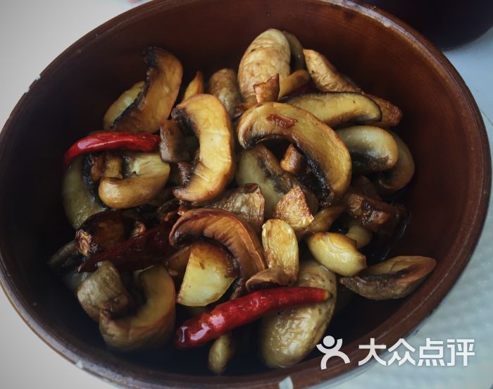 橄榄油煎蘑菇