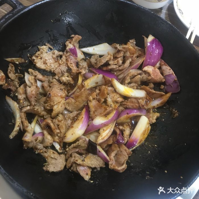 王季铁锅烤肉面片图片 - 第5张
