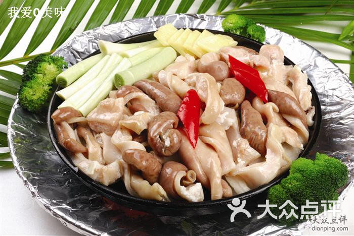 旺源鸡煲铁板姜葱脆猪肚 28元图片-北京茶餐厅-大众