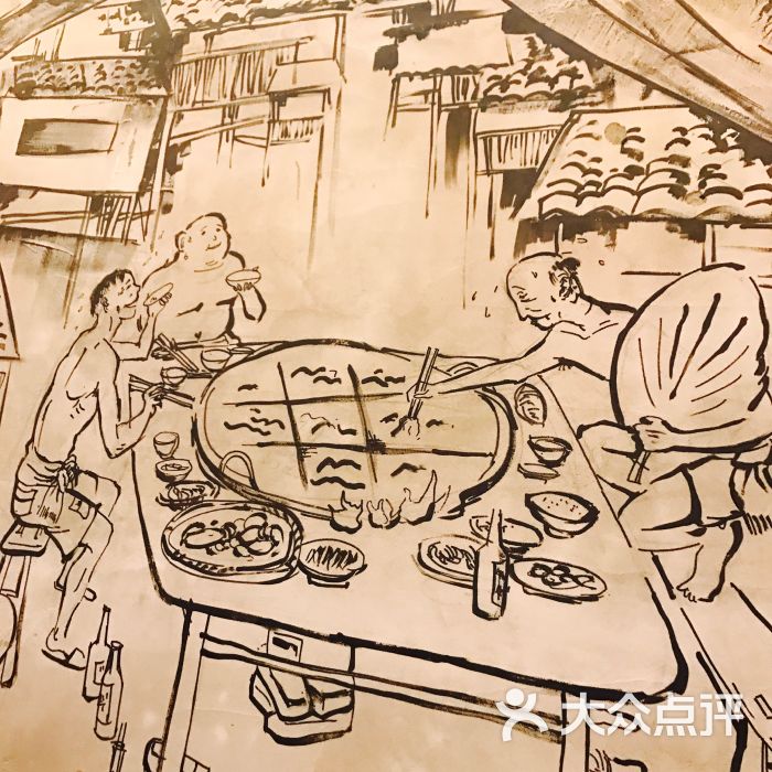 歪馆重庆良心老火锅(沈阳总店)墙画图片 - 第95张