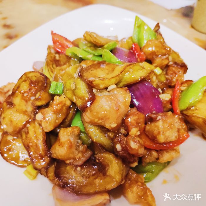 肉段烧茄子