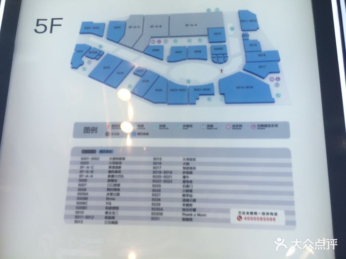 万达广场(丰台店-楼层分布图 图片-北京购物-大众点评网