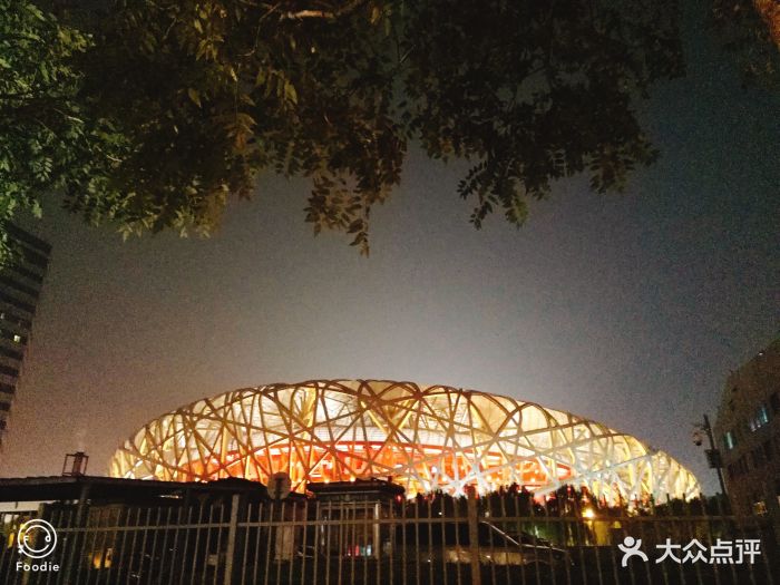 看看夜景挺好的买门票进去不太值-鸟巢-北京