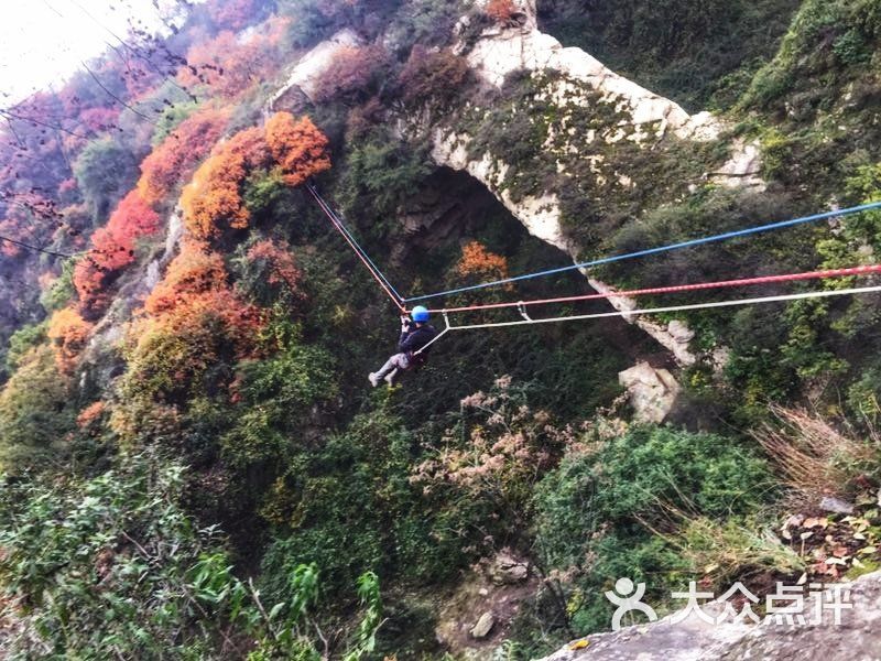 高冠瀑布风景区高冠峪圭峰山天生桥图片-北京自然风光